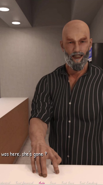 Metf #31: Radia gave him a blowjob under the counter and got a mouth full of cum