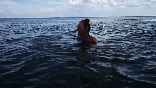 Berenang di Volga-river