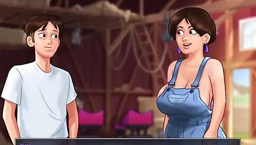 Summertime saga: the nurse helped Johannes