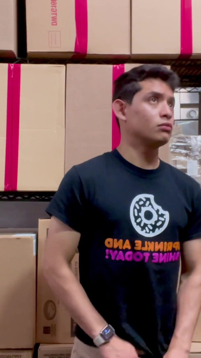 Jaw-dropping moment from "Sexy Latino Stud Blows Loads In Public Train"