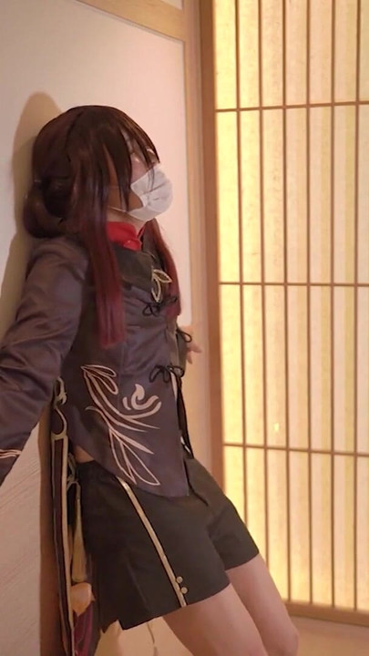 Nošenje seks igračke s dildom Genshin Hu-Tao VOL.9 Masturbacija | Isječak 1