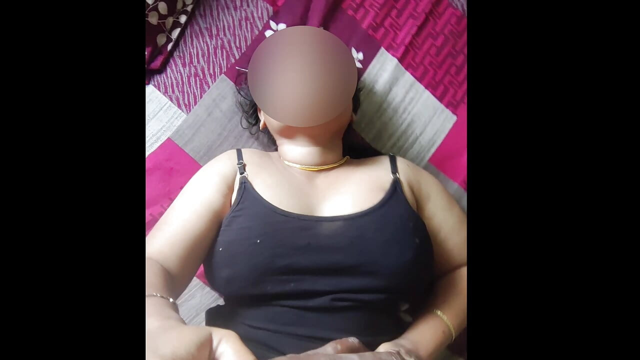 Juicy Big Breast Bhabhi in Black Camisole POV Fucked Hard & Creampied Doggy Style