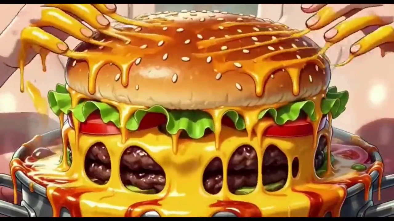 Komik kadınlar yemek pişiriyor, ai animasyonu