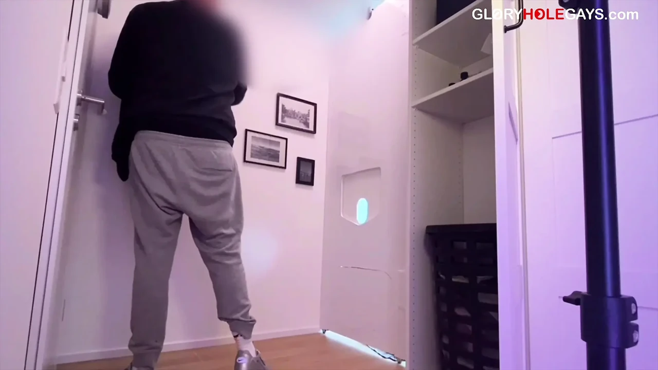 Strict Gay Master at the Gloryhole