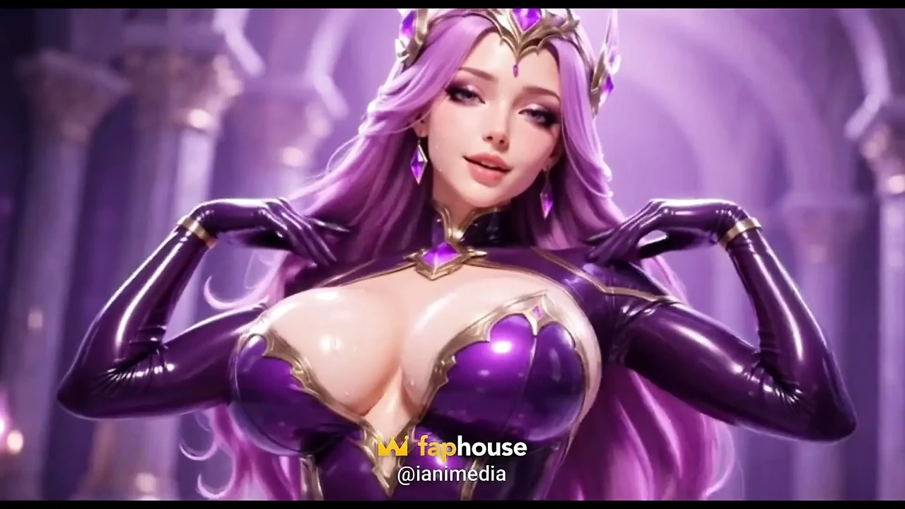 Seraphine League of Legends Nude Solo Hentai Big Tits Ass and Pussy