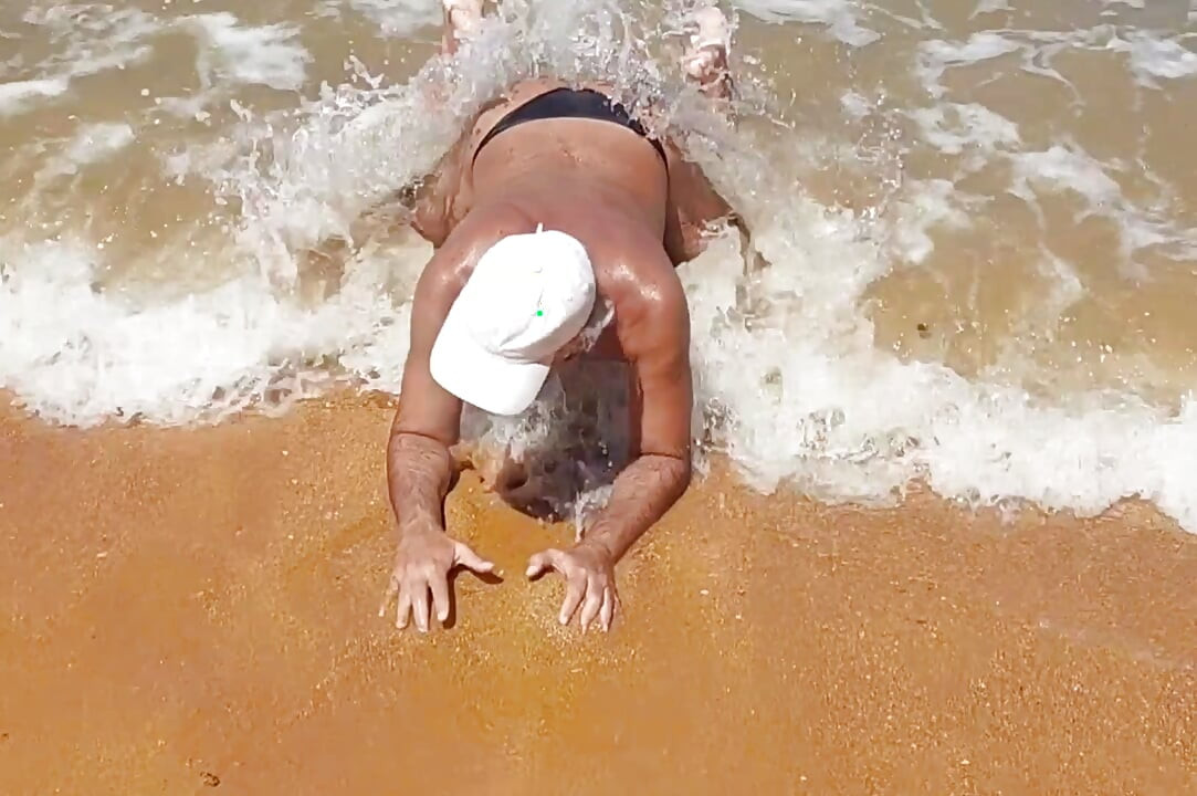 Ladysilva crossdresser beach panties