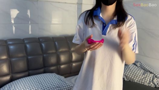Horny sexbaobao demands control of her toys and ends up screaming lustfully