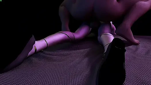 Королева больших: виртуальная фантазия - 3D-хентай-анимация