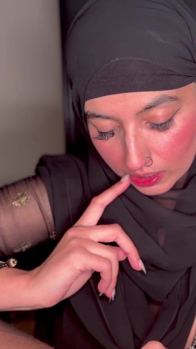 Hijabi Wife Sucks a Black Cock in Secret