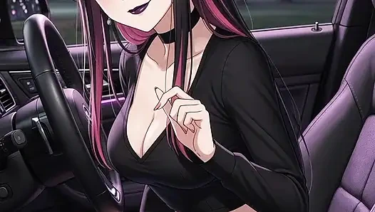 Первое свидание эмо-готическая девушка, инструкция по дрочке в припаркованном автомобиле соблазняет киску и кончает с тобой
