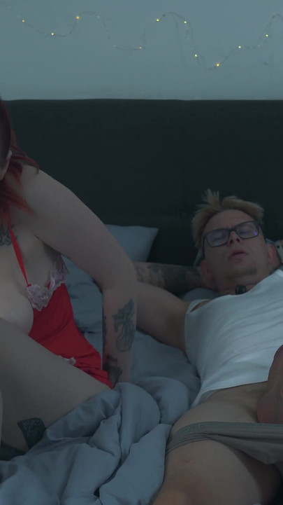 Step Mom Tests Step Son's Secret Gift on Shared Hotel Bed New Year's Eve | Clip 3