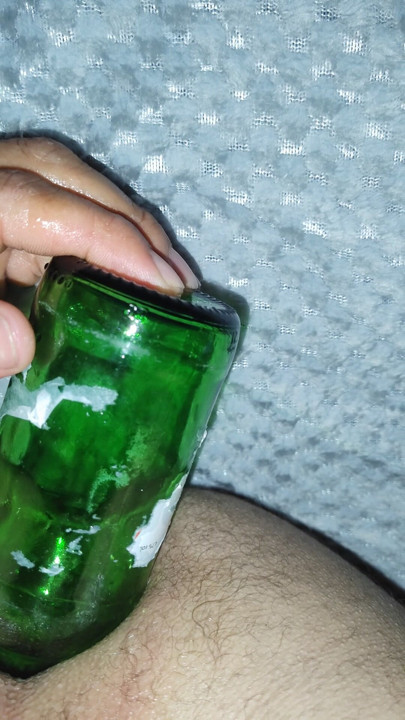 Bottle in my ass !!
