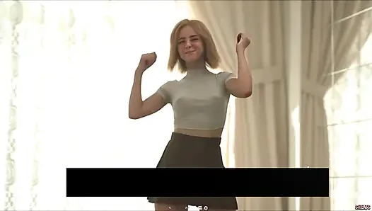 18 Plus Petite Stepsister Dance Move Turns In To Dry Humping Chinese Cock