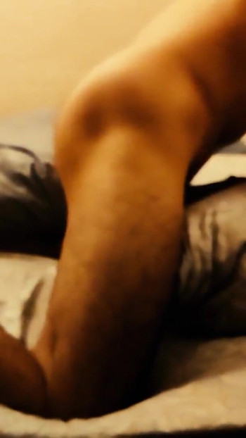 Emotional moment from "Getting Ready for Bed (Pillow Humping - Side view)"
