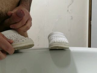Put my cock fuck cum inside my aunt clogs sandals Fly Flot