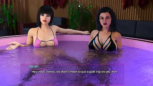 Shut up and dance: hot tub and sauna with sexy girls ep 54