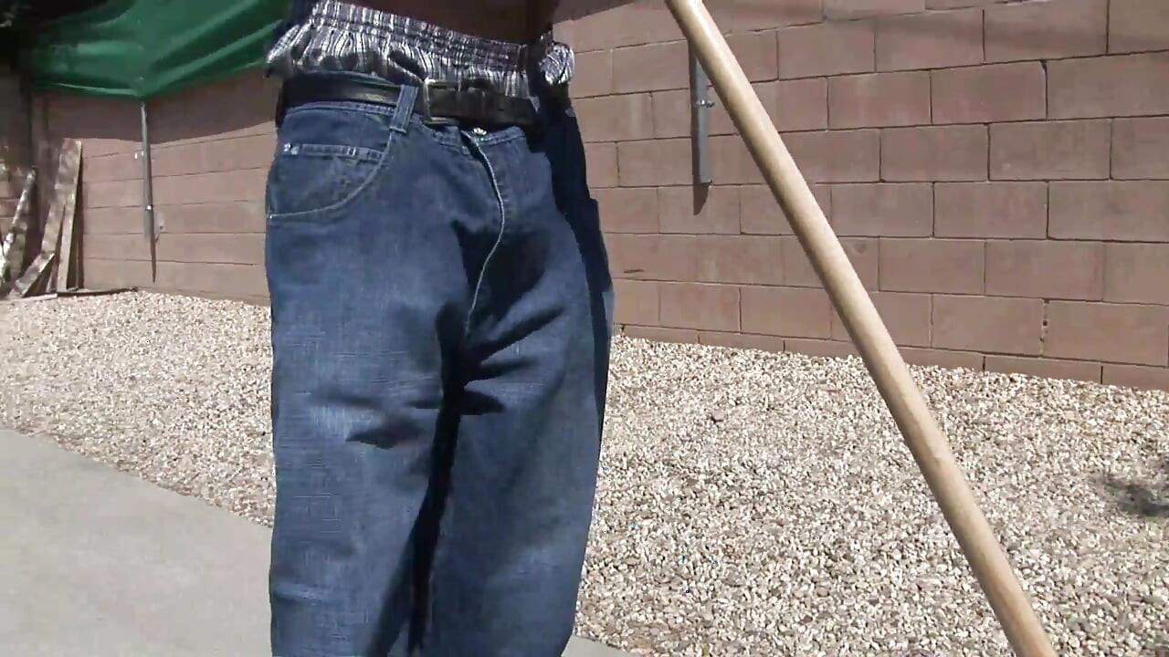 A black guy with a big black cock bangs the pussy of a black chick