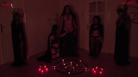 Something very strange happened during a satanic ritual, a candle lit by itself!