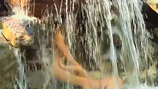 Lesbian hot sex outdoor in the water