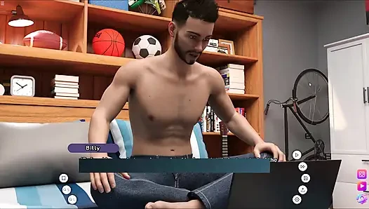 Japanese Lady Boss Masturbating While Video Call With Billy