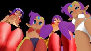 MMD Shantae сексуально танцует с призраком!