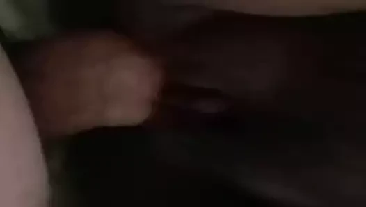 White fucking black BBW hairy pussy