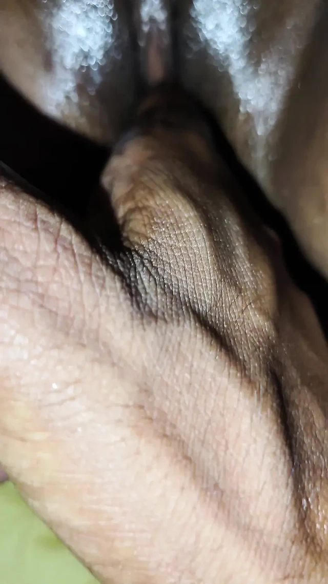Hand Put Oil in Sister-in-law's Chut