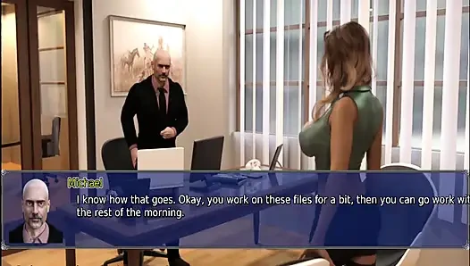 Офисная жена No21 - Стейси дала Маркусу дрочка и отсосала сперму