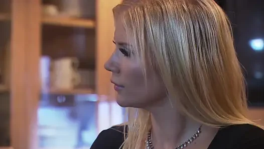 Horny dude awards his wife an erotic rough sex at their living room