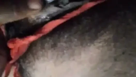 Romantic Indian girl in bed at night
