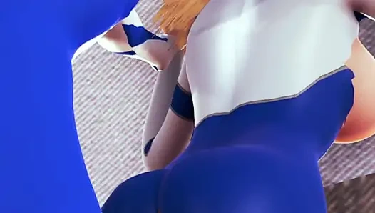 Невидимую женщину трахают эластичным хуем. Пародия