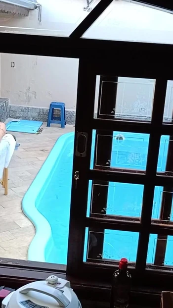 Spectacular moment from "She went to get a massage by the pool and ended up getting a handjob and blowjob"