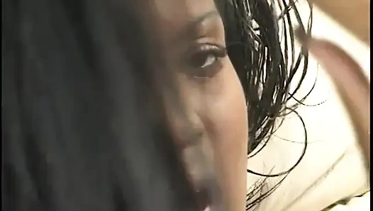 Ebony whores fucking with strap-on