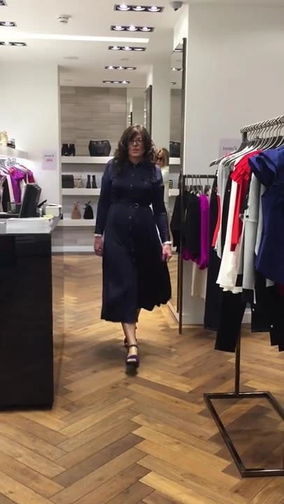 Karen Millen blue summer dress 1.mov
