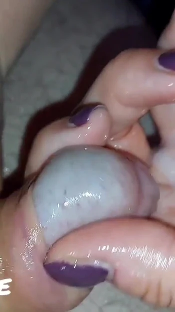 Key moment from "Foreskin Fetish Wife: Give Me That Uncircumcised Cock! 5x Cumshots (Milking-time)"