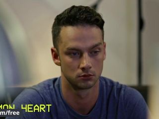 Szorstki homoseksualista analny pieprzyć z przystojniakami Damon Heart Paddy Obrian