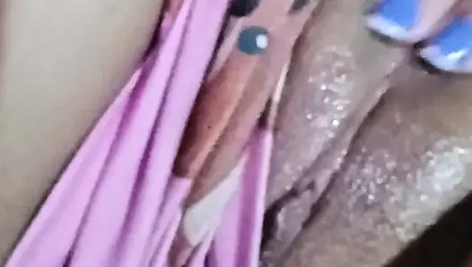 Indian girl shows her vagina and her ass open