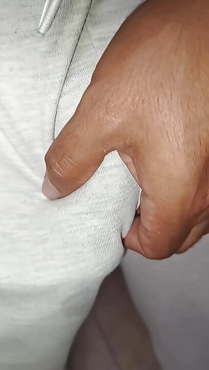 Close-up of Foreskin and Ejaculation in My Pants