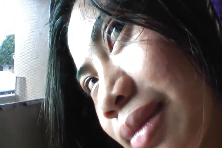 Brunette oriental teen with nice boobs gets jizzed in mouth after fucking