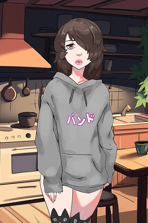 ヘーゼルナッツラテ:成熟したMILFのシーメールのフェラチオと射精、オフィスでの第14話