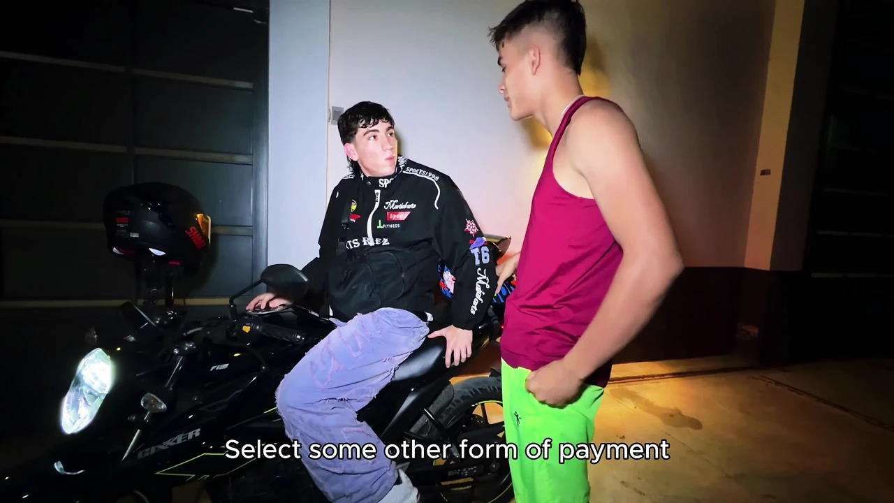 The Driver Took Me Home and Since I Had No Money... I Offered Him My Twink Ass For The First Time