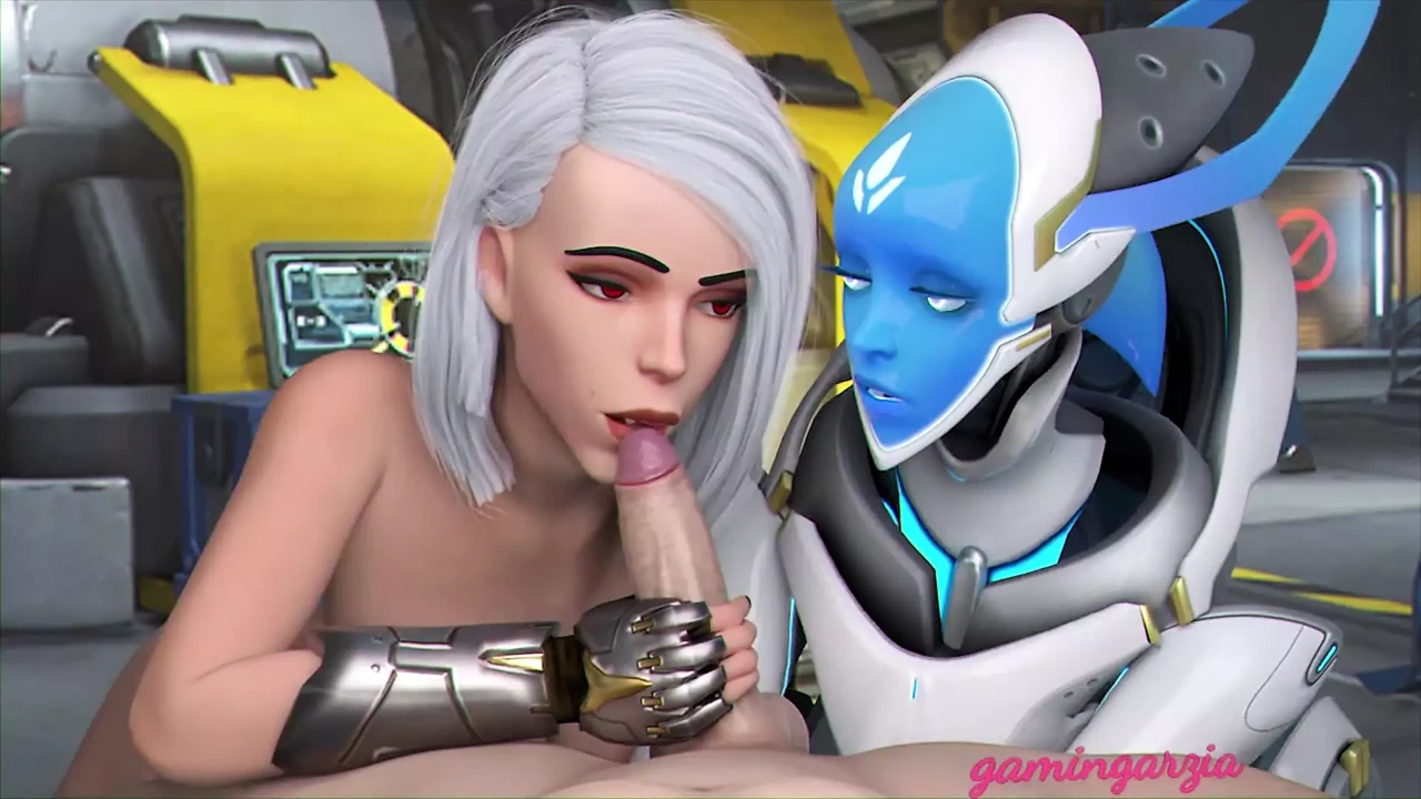 Ashe & Echo twin blowjob for a light boner