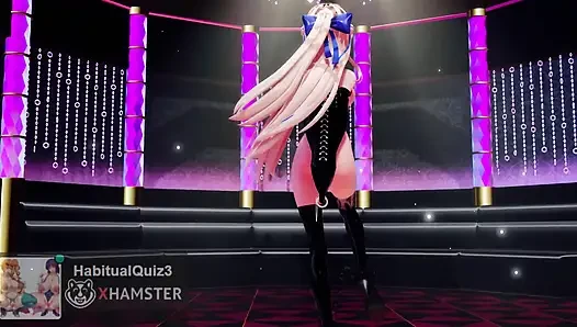 MMD R18 Toki Abracadabra ТАНЕЦ публичной неверной жены, хентай 3D