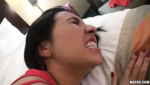 Lets Try Anal - Stephani Is Very Shy and Scared, Because She Wanted to Try Ass Play