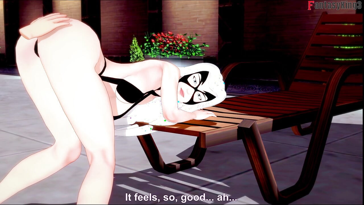 Felicia Hardy (Black Cat) bikini POV sex - Marvel