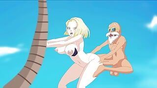Android quest for the balls - dragon ball bagian 2 - bikini android 18 oleh misskitty2k