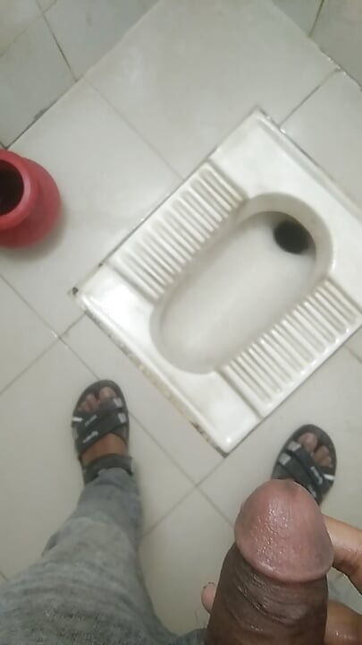 I went to the office bathroom and beat myself up
