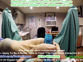 Extração de sêmen # 1 no médico Tampa, levada por médicos não binários pervertidos para "a clínica de porra"! filme completo guysgonegynocom