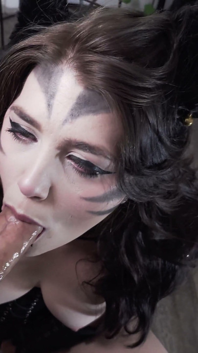 Horny Catgirl in New Gridania Sucks your Cock Final Fantasy 14 Miqo'te Cosplay Blowjob | Clip 1