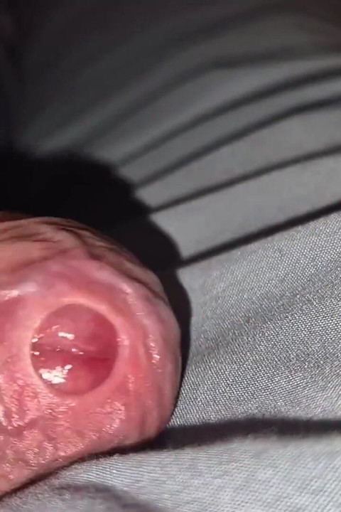 Big Uncut Cock Precum Stroking